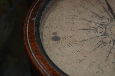 Lot 281 - (Nelson interest) Mariner's compass in a...