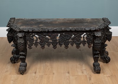 Lot 201 - A 19th century Anglo-Indian low table or stand