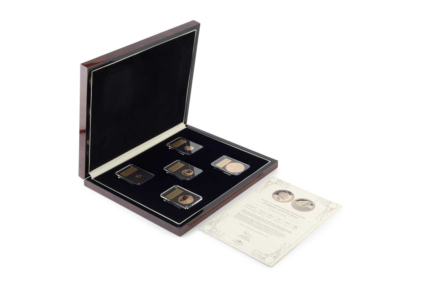 Lot 222 - A Gibraltar 'D-Day 75th Anniversary' five coin...