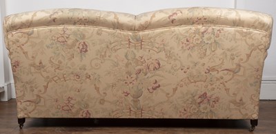 Lot 39 - George Smith 'Howard' style sofa with two...