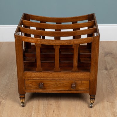 Lot 272 - A mahogany three-section Canterbury