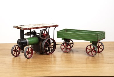 Lot 385 - Mamod Steam Tractor TE1A, with accompanying...