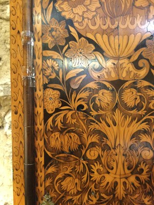 Lot 45 - A William and Mary walnut and floral marquetry...