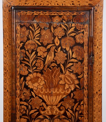 Lot 45 - A William and Mary walnut and floral marquetry...