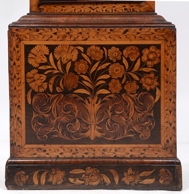 Lot 45 - A William and Mary walnut and floral marquetry...