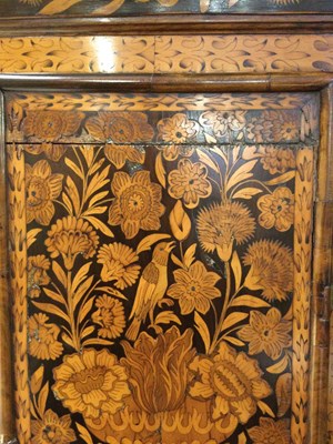 Lot 45 - A William and Mary walnut and floral marquetry...