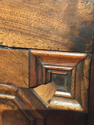 Lot 90 - A late 17th century oak table top cabinet of...