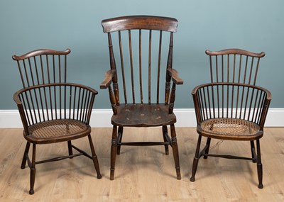 Lot 108 - A group of three chairs