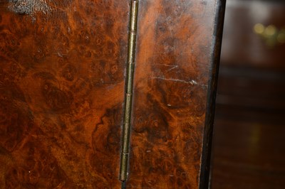 Lot 30 - Leuchars Burr walnut cased drinks cabinet or...