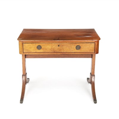 Lot 381 - A Regency mahogany writing table
