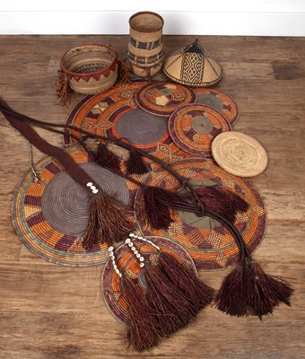 Lot 414 - Collection of ethnographic pieces including...