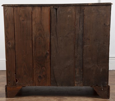 Lot 32 - Oak chest of drawers 19th Century, with brass...