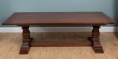 Lot 156 - A contemporary cherry wood dining suite