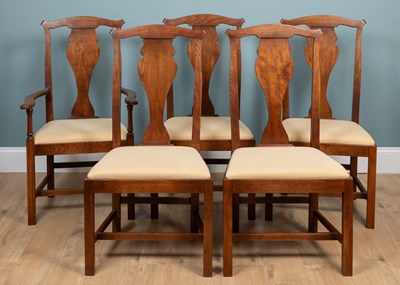 Lot 156 - A contemporary cherry wood dining suite