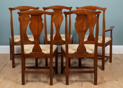 Lot 156 - A contemporary cherry wood dining suite