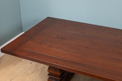 Lot 156 - A contemporary cherry wood dining suite