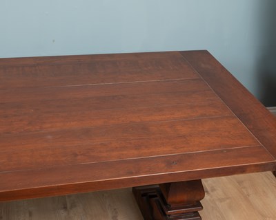 Lot 156 - A contemporary cherry wood dining suite