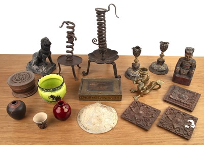 Lot 381 - Group of miscellaneous items to include: two...