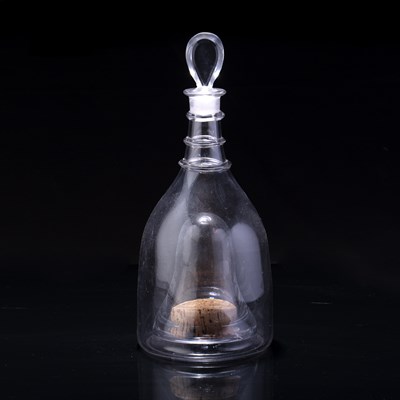 Lot 378 - Ice or champagne decanter circa 1800, possibly...