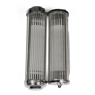 Lot 87 - A pair of Venetian wall lights together with a pair of Art Deco-style wall lights