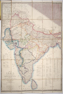 Lot 712 - Wyld (James) 'Map of India constructed with...