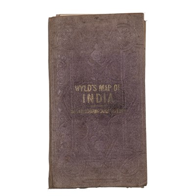 Lot 712 - Wyld (James) 'Map of India constructed with...