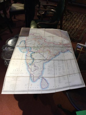 Lot 712 - Wyld (James) 'Map of India constructed with...