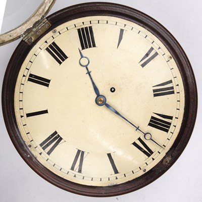 Lot 228 - An early 19th century English dial clock with...