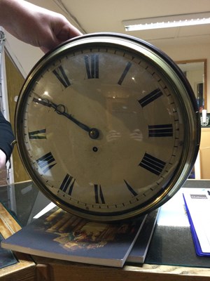 Lot 228 - An early 19th century English dial clock with...