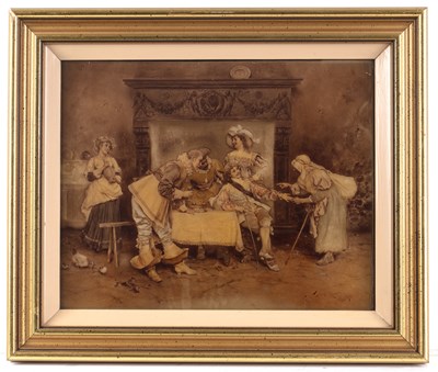 Lot 21 - A pair of Victorian crystoleums Each printed...
