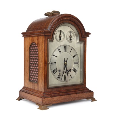 Lot 227 - A German bracket clock by Winterhalder and...