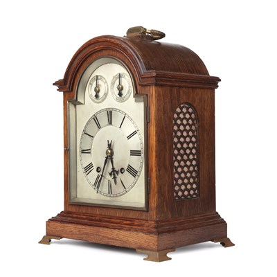 Lot 227 - A German bracket clock by Winterhalder and...