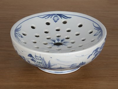 Lot 411 - Deborah Sears-Isis ceramics Delft style blue...