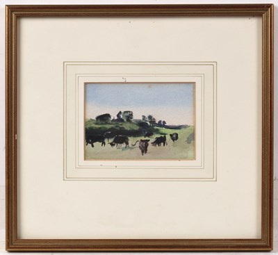 Lot 192 - Howard Morgan (b.1949) 'Cattle field',...