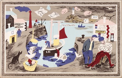 Lot Julian Trevelyan (1910-1988) 'Harbour', from...