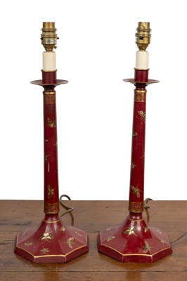 Lot 286 - A pair of Italian table lamps