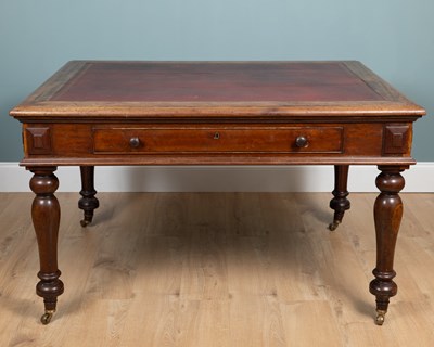 Lot 529 - A George IV mahogany library table