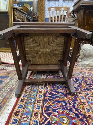 Lot 170 - A 20th century oak-framed Orkney chair