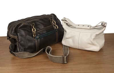 Lot 442 - Lanvin of Paris leather handbag bag with...