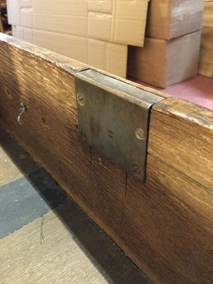 Lot 82 - An 18th century walnut bureau bookcase of...