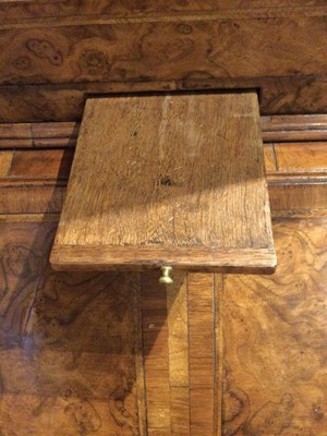 Lot 82 - An 18th century walnut bureau bookcase of...