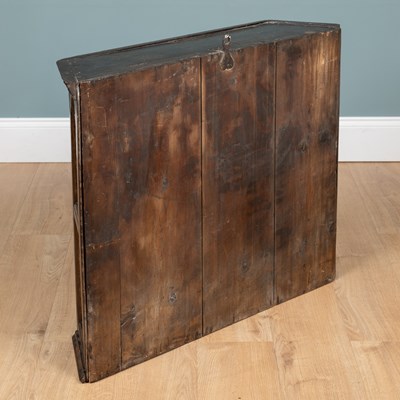 Lot 1165 - An 18th century Dutch oak wall cabinet