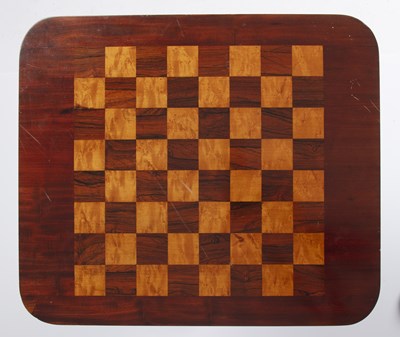 Lot 71 - A Victorian mahogany and satinwood inlaid...