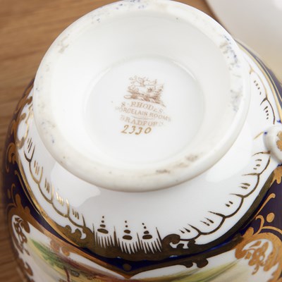 Lot 441 - S Rhodes English tea set 19th Century,...