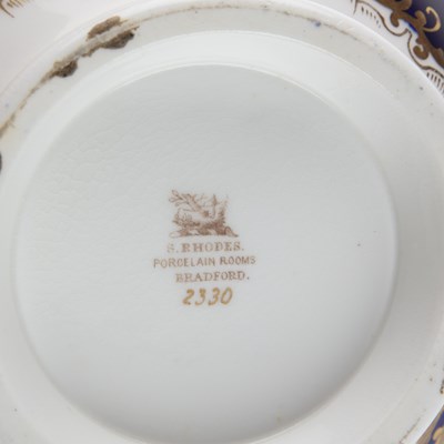 Lot 441 - S Rhodes English tea set 19th Century,...
