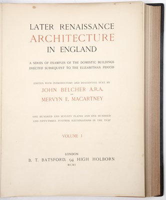 Lot 620 - Belcher (John) and Macartney (Mervyn E) 'Later...