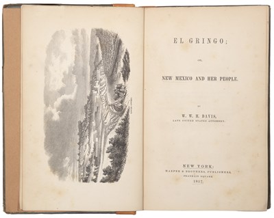 Lot 748 - Davis (W.W.H) El.Gringo; or, New Mexico and...