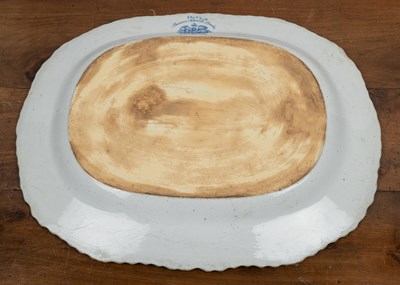 Lot 497 - A Hicks, Meigh & Johnson ironstone meat plate for The Salters' Company dinner service