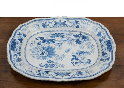 Lot 497 - A Hicks, Meigh & Johnson ironstone meat plate for The Salters' Company dinner service