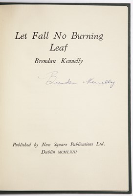 Lot 660 - Kennelly (Brendan) Irish Writer (1936-2021)...